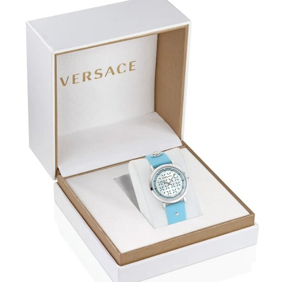 New Versace Women\'s 36mm Blue Watch